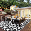 HIHEGD- Alfombra para exteriores de 9 x 12 para patio