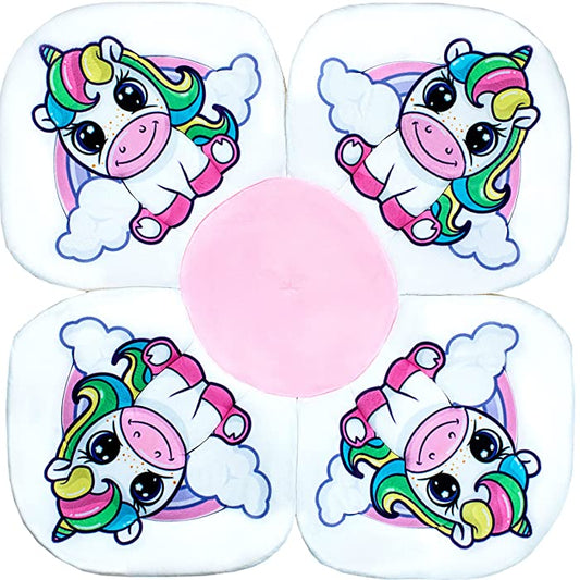 Sofi The Baby Unicorn Flower - Alfombrilla de baño para bebé, asiento para fregadero