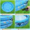 Piscina inflable para niños con dibujos de ballena