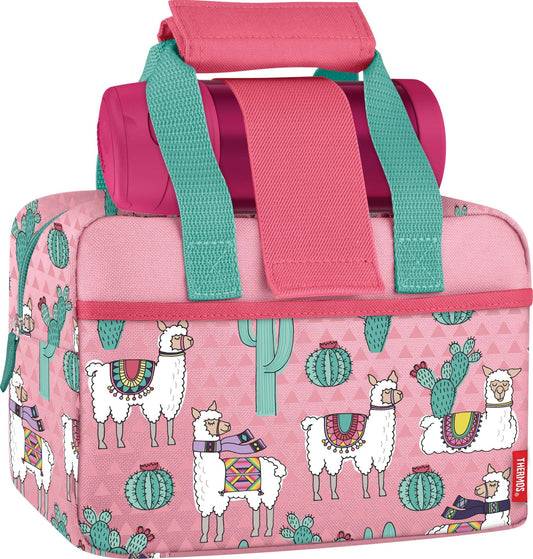 Lonchera llama y botella Thermos