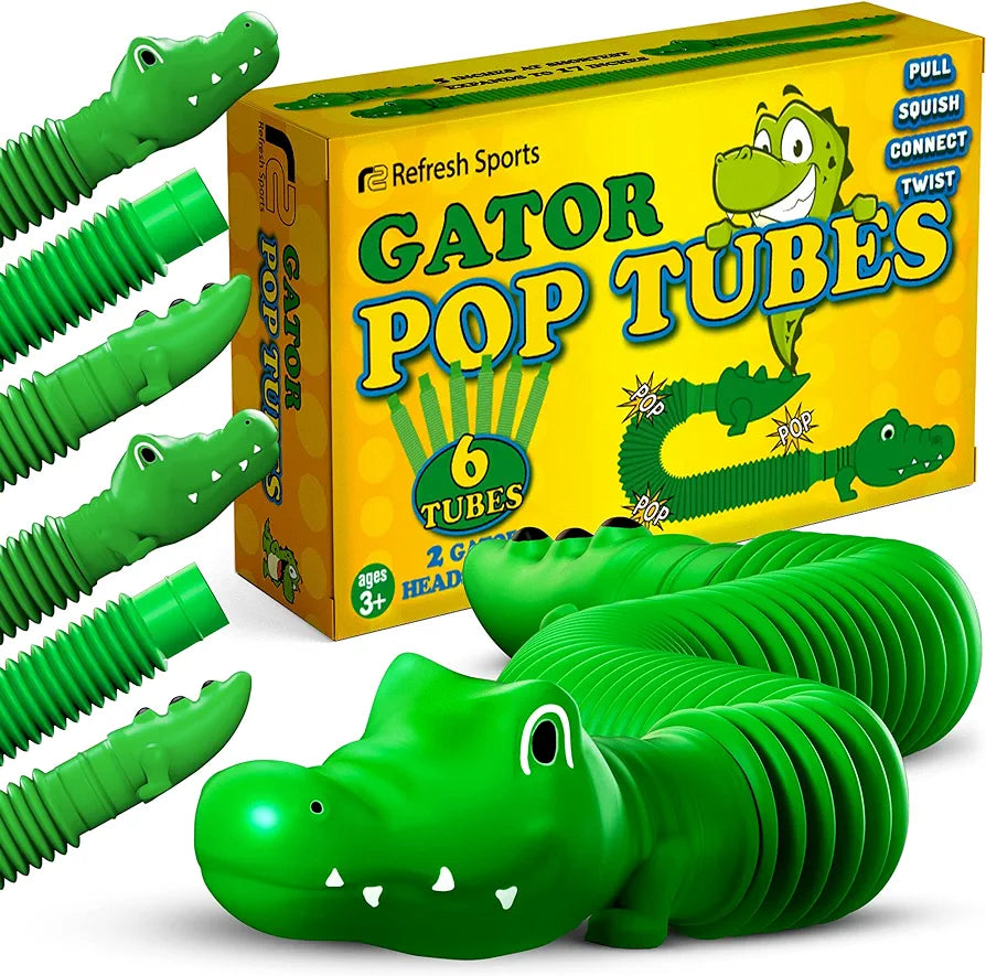 Pop Tubes Gator Pop Tube – Tubos sensoriales