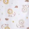 HALO Saco de dormir con manta de arropar 100% de algodón, Leones, talla S (3-6m)