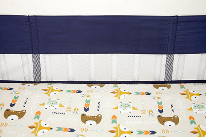 Little Love de NoJo -Forro para cuna Secure-Me, azteca