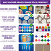 Brainy Shark Rock - Kit de pintura para niños, juego de artes y manualidades para niños