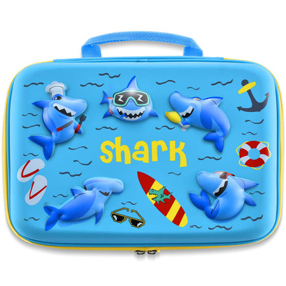 COO&KOO Juego de lonchera con diseño de tiburón