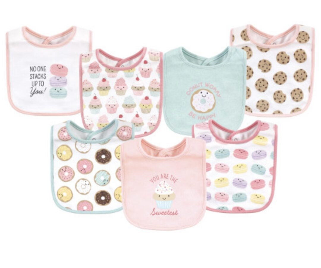 Hudson baby baberos cupcakes 7pk