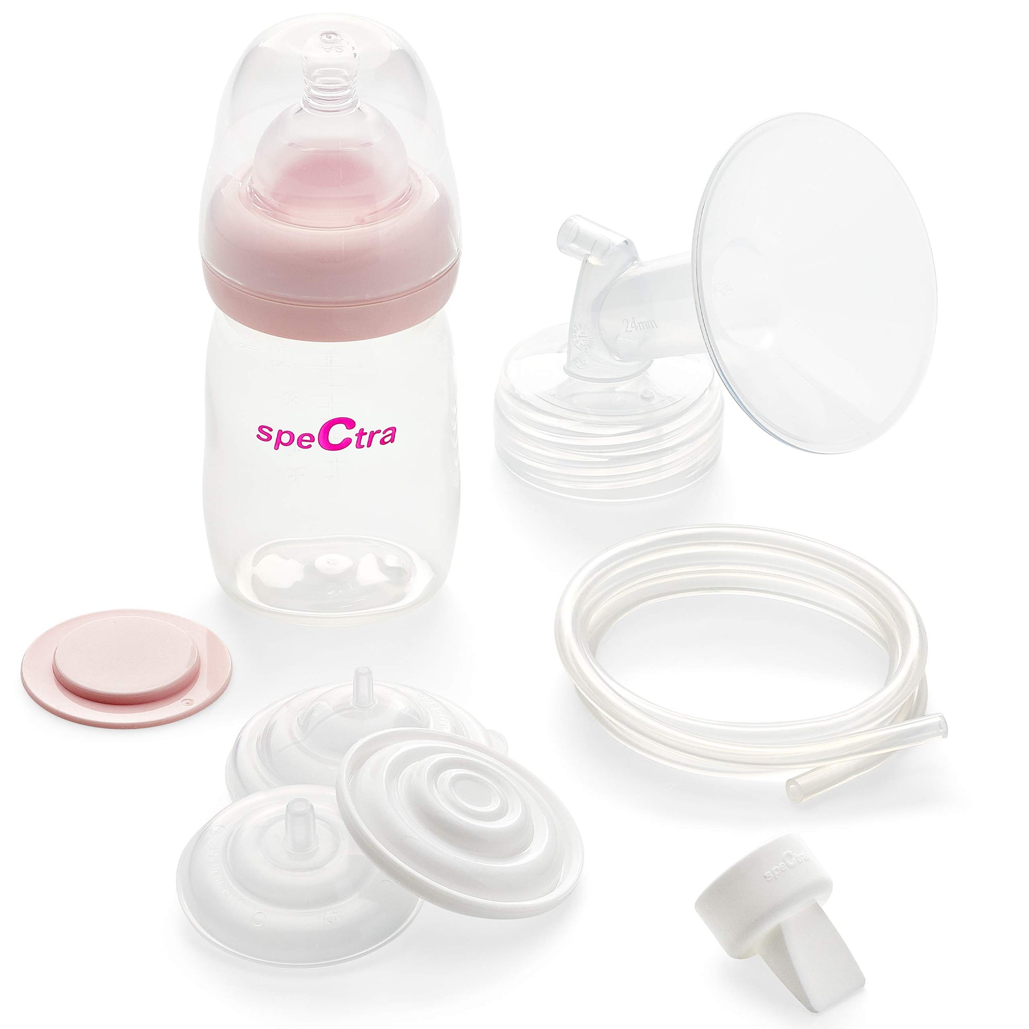 Spectra - Kit de accesorios de extractor de leche materna premium con biberones