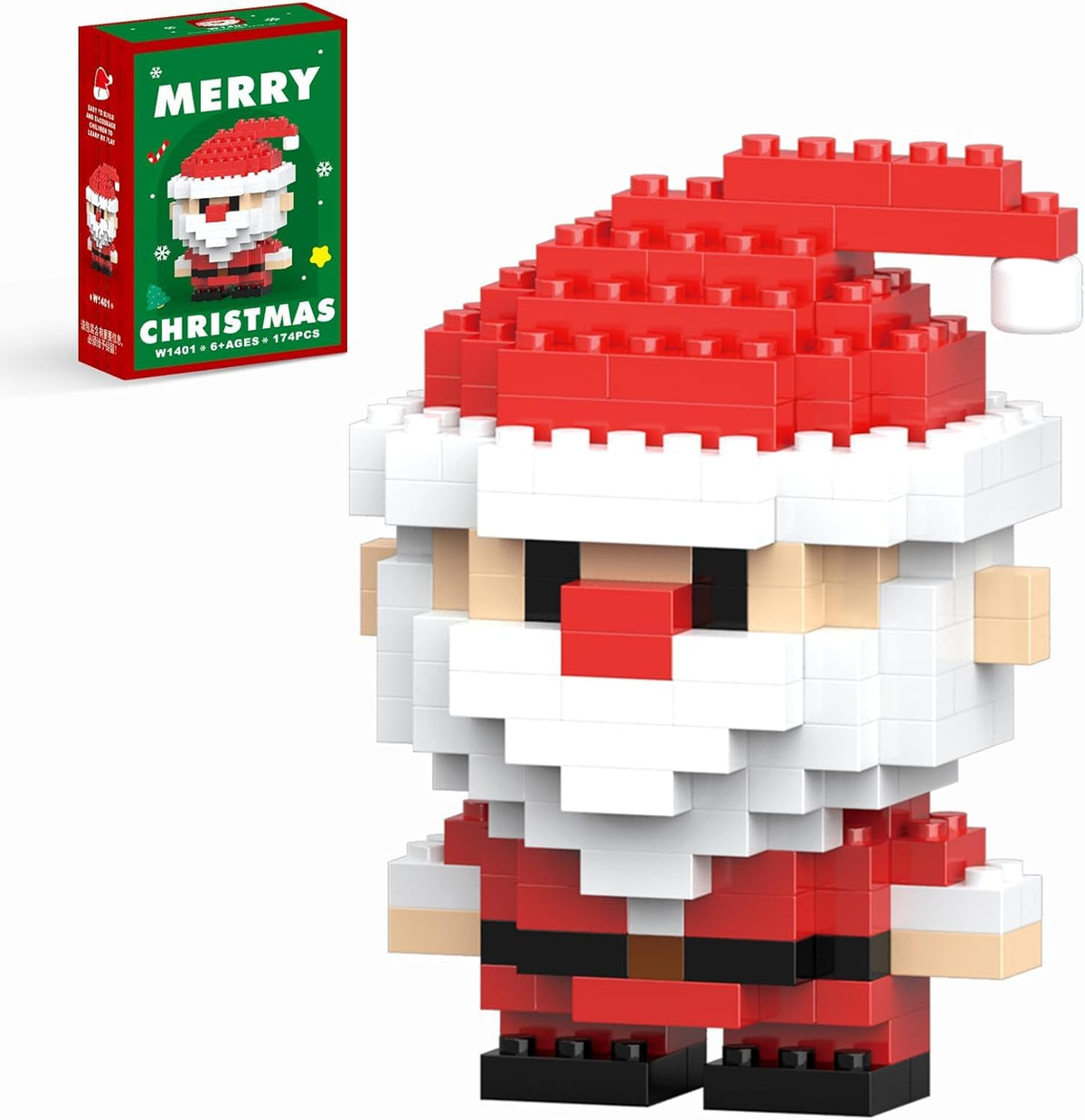 Christmas Santa Building Blocks Set de 4