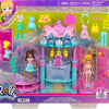 Polly Pocket Muñecas y set de juego, juguete de unicornio con 2 muñecas y 19 accesorios