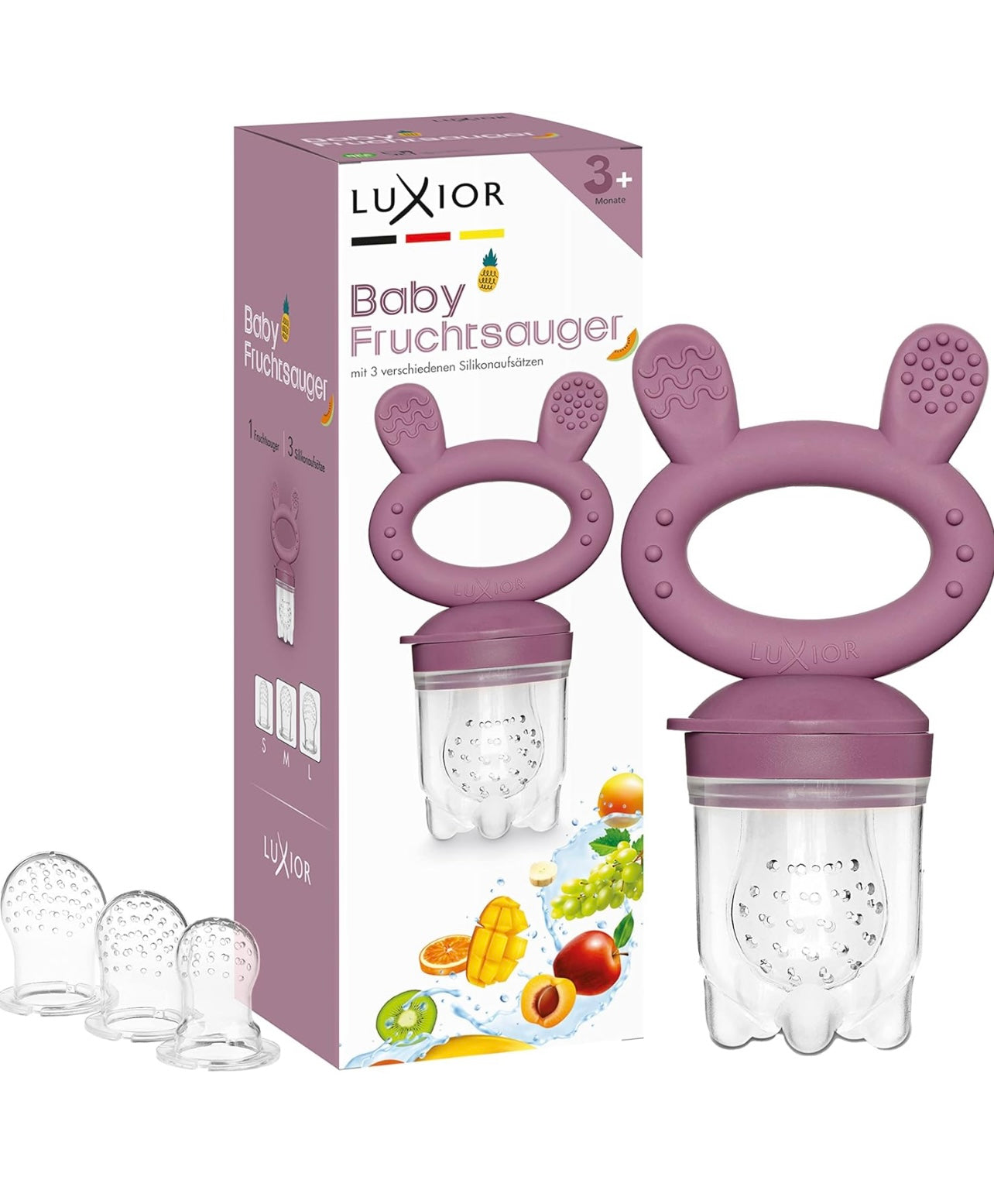 Tetina de frutas Luxior para bebé