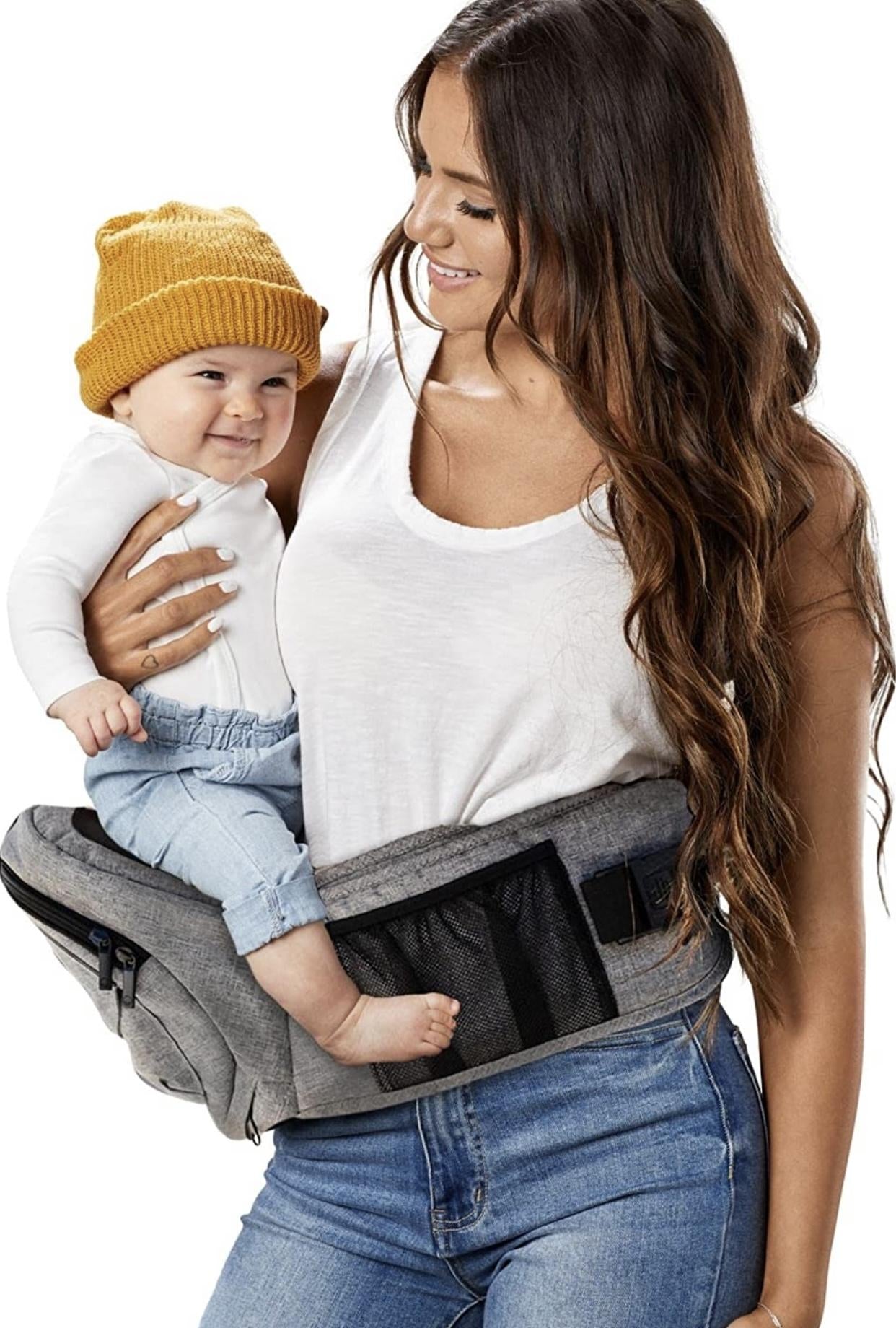 TushBaby The Only Safety Certified Hip Seat Baby Carrier