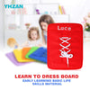 YHZAN Montessori Toys - Tablas de práctica para aprender a vestir