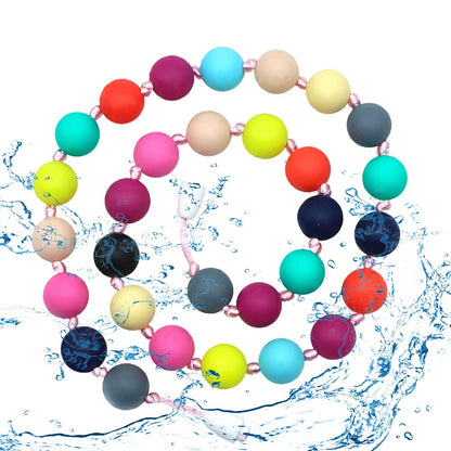 Collares masticables para niños sensoriales, 2 piezas de collar masticable