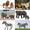 Figuras de animales del zoológico Safari, 14 piezas