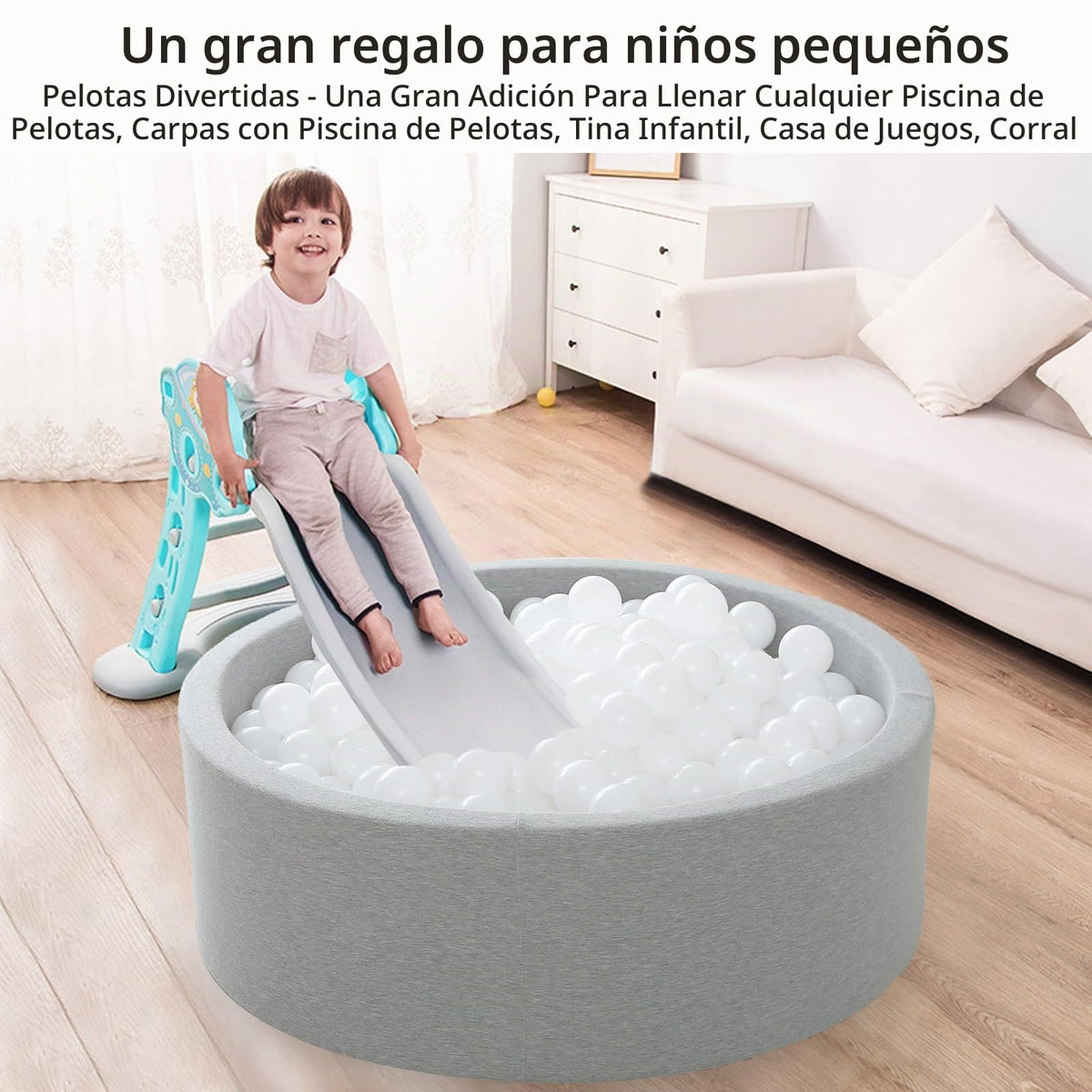 Pelotas de Pozo de Bolas - Bolas de Plástico de 2.7 Pulgadas