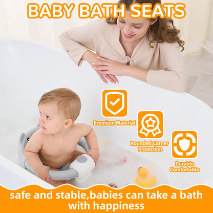 Asiento de baño para bebés de 6 meses en adelante