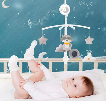 Konig Kids móvil musical para cuna de bebé, zorro
