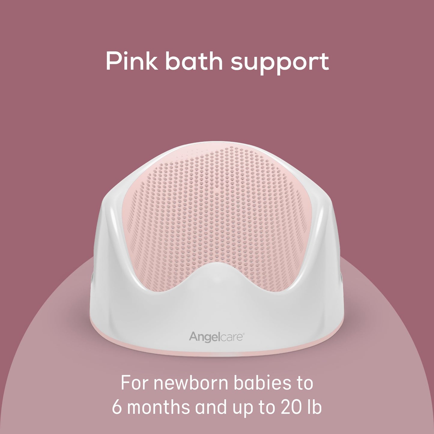 Angelcare Baño Soporte, Rosado