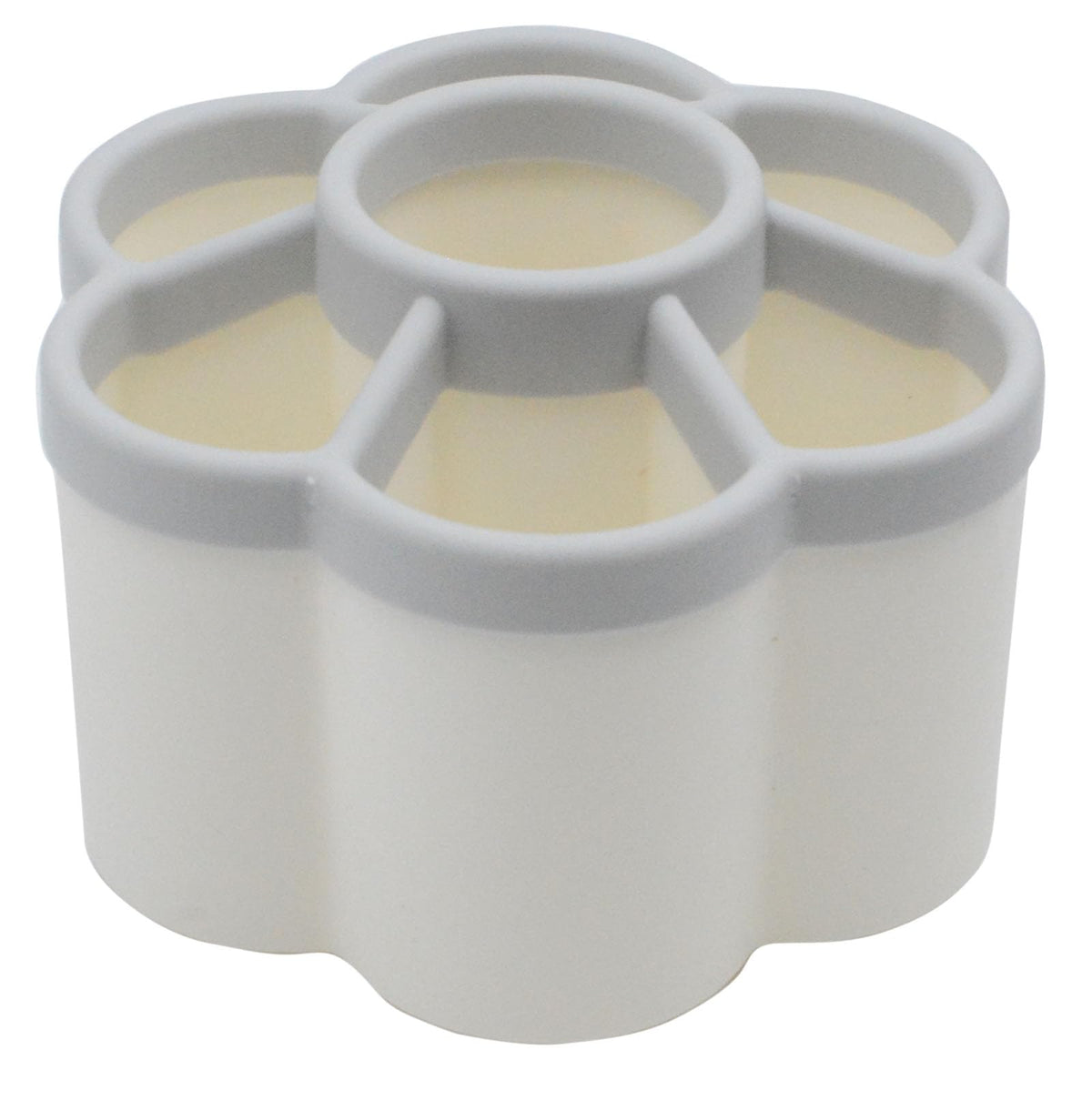Soporte giratorio para bolígrafo, 6 pulgadas x 4.2 pulgadas, 7 rejillas giratorias