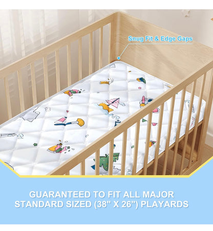 Vibe Bear Colchón Pack and Play 38" x 26" x3