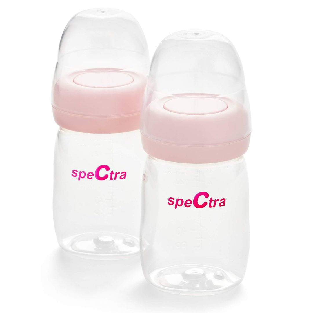 Spectra Baby USA. Biberones de cuello ancho (Set de 2 botellas 160 ml) no incluye pezoneras