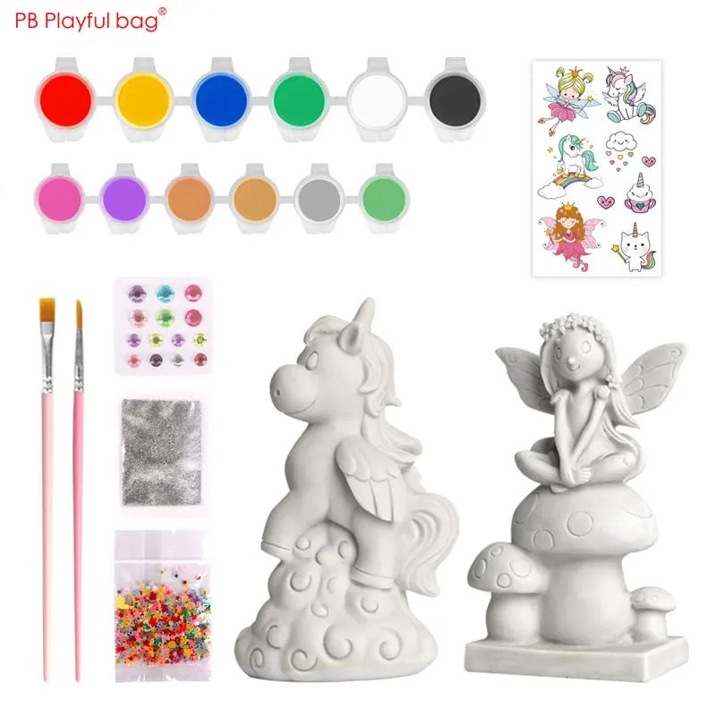 Kit de pintura de hada y unicornio