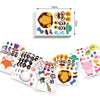 Make a Face Sticker para niños, 42 hojas