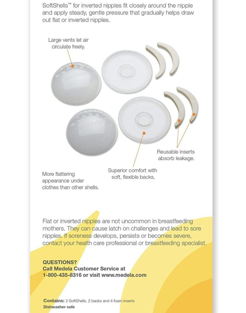 Medela SoftShells, for Sore Nipples - 2 softshells