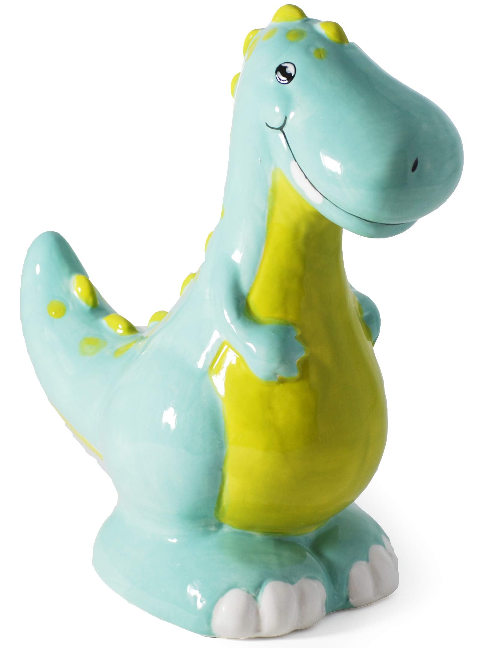 Hapinest Alcancía de dinosaurio de cerámica para niños, T-Rex