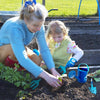 Juego de 5 herramientas de jardinería de metal para niños