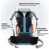 WIPHA - Mochila para bebé, ergonómico, con toldo para el sol