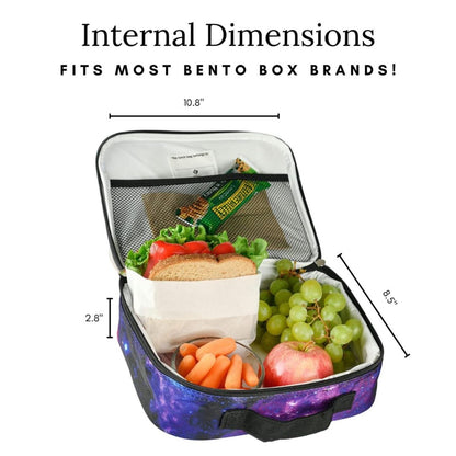 Lonchera de color rosa con teñido