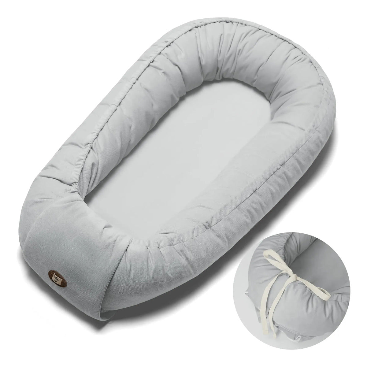 Tumbona para bebé Aciroc ajustable para recién nacidos de 0 a 24 meses, color gris