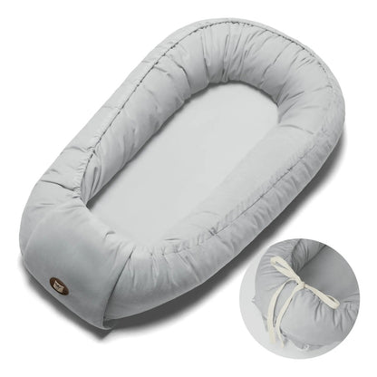 Tumbona para bebé Aciroc ajustable para recién nacidos de 0 a 24 meses, color gris