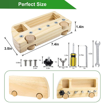 Montessori - Tablero de destornilladores para niños