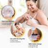 Haakaa - Bomba de silicona para mamas y conchas maternas para que madres lactantes expresen y recolecten leche materna incluye una correa de silicona y un tapón de flores
