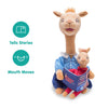 Cuddle Barn - Llama animada | Juguete de peluche parlante recita el popular libro infantil "Llama Llama Red Pajama"