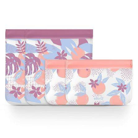 Ello 4pk Reusable Food Storage Bags