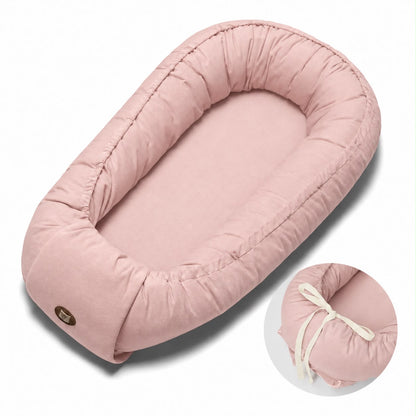 Tumbona para bebé Aciroc ajustable para recién nacidos de 0 a 24 meses, color rosa