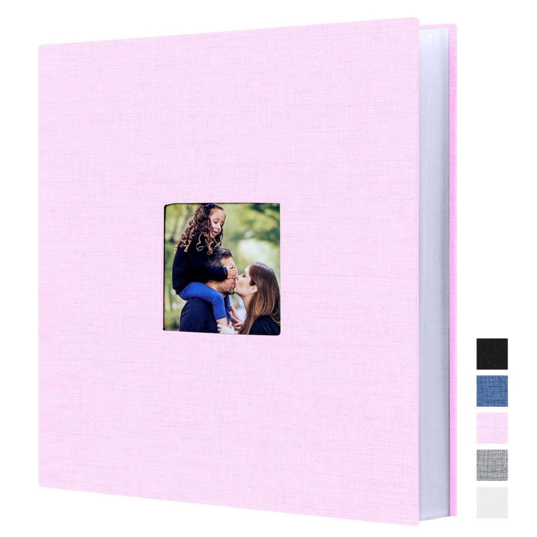 Lanpn Álbum de fotos de 8 x 10 pulgadas, 50 bolsillos, paquete de 2 unidades