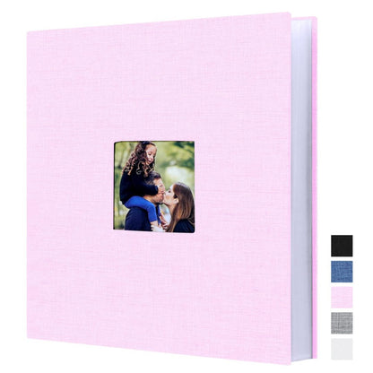 Lanpn Álbum de fotos de 8 x 10 pulgadas, 50 bolsillos, paquete de 2 unidades