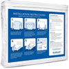 Funda SureGuard Mattress Encasement de seis lados con cremallera, 100 % impermeable, queen