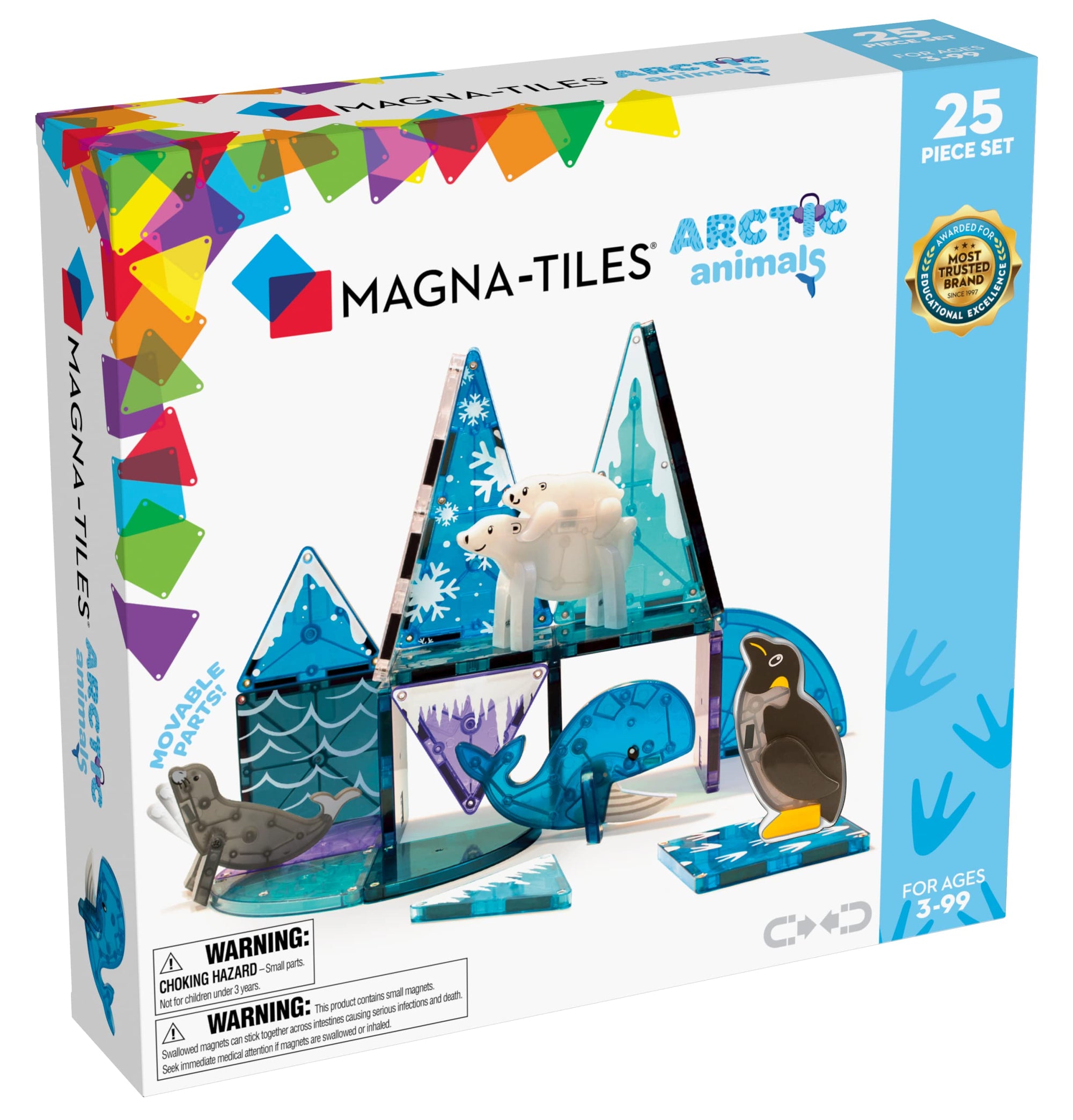 Magna Tiles® Arctic Animals - Juego de 25 piezas