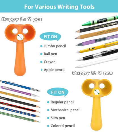 Firesara empuñaduras de lápiz para escritura a mano para niños