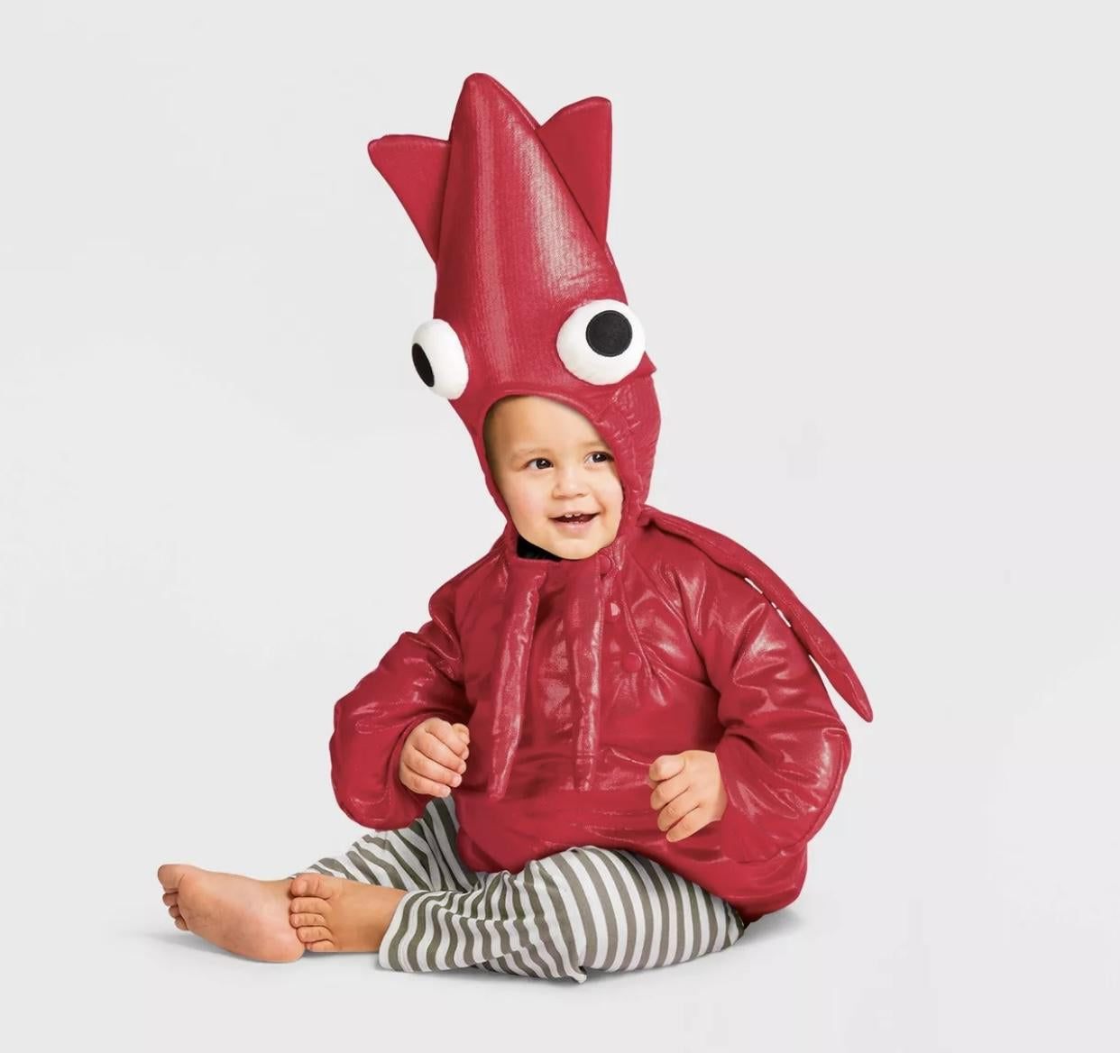 Disfraz calamar rojo 0-6 meses