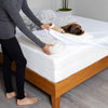 Milliard Parachoques de cama, con funda de bambú y funda antideslizante, hipoalergénica, resistente al agua y lavable