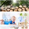 Instrumentos musicales para niños, 21 paquetes de juguetes de percusión musical de madera 100 % natural