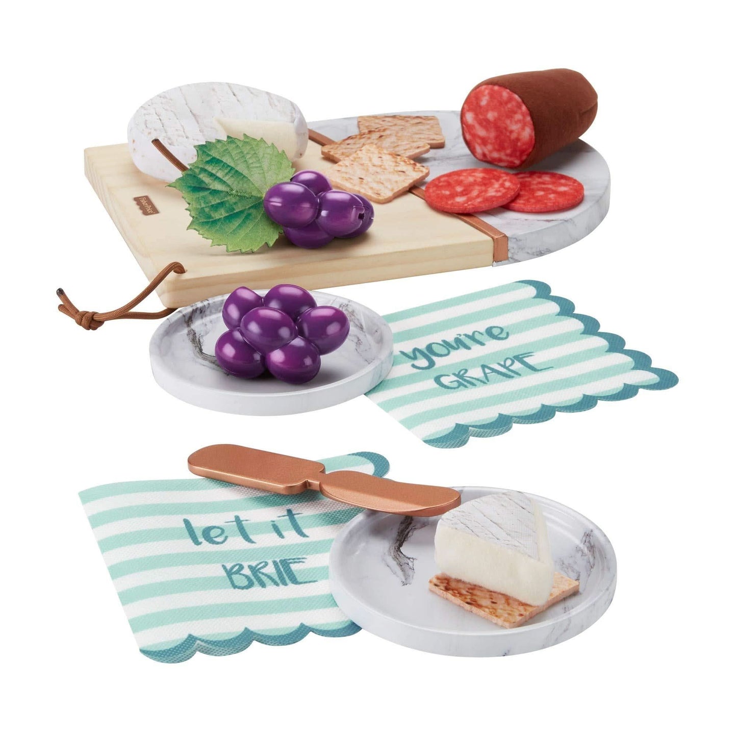 Fisher-Price Snacks for Two, Pretend Food Play Set
