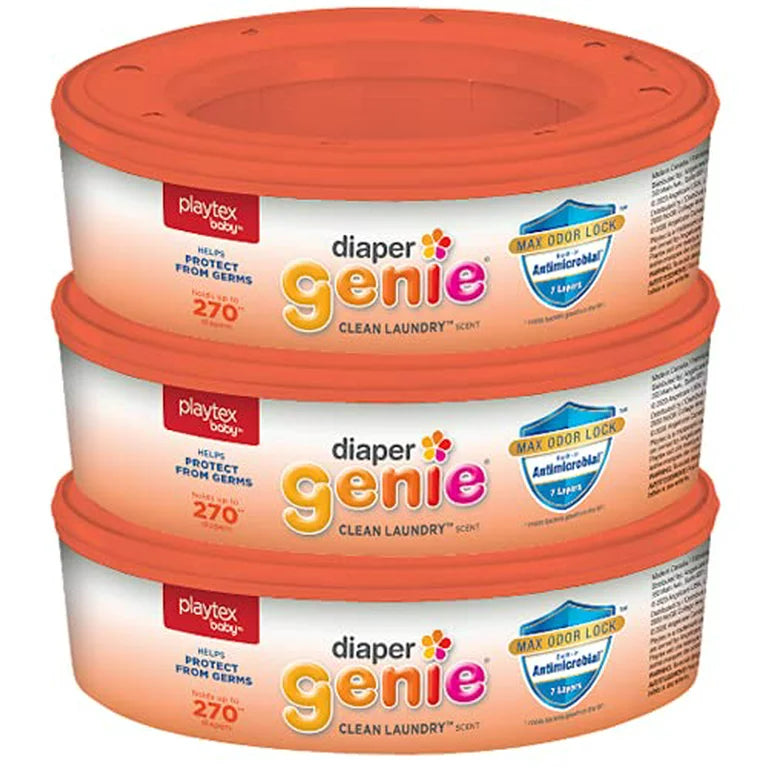 Recambios de cubo de pañales Diaper Genie, paquete de 3