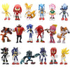 Sonic The Hedgehog - Figuras de acción de juguetes (18 piezas)